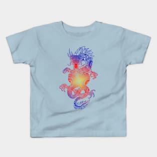 Dragon Mandala Streetwear T-Shirt Kids T-Shirt